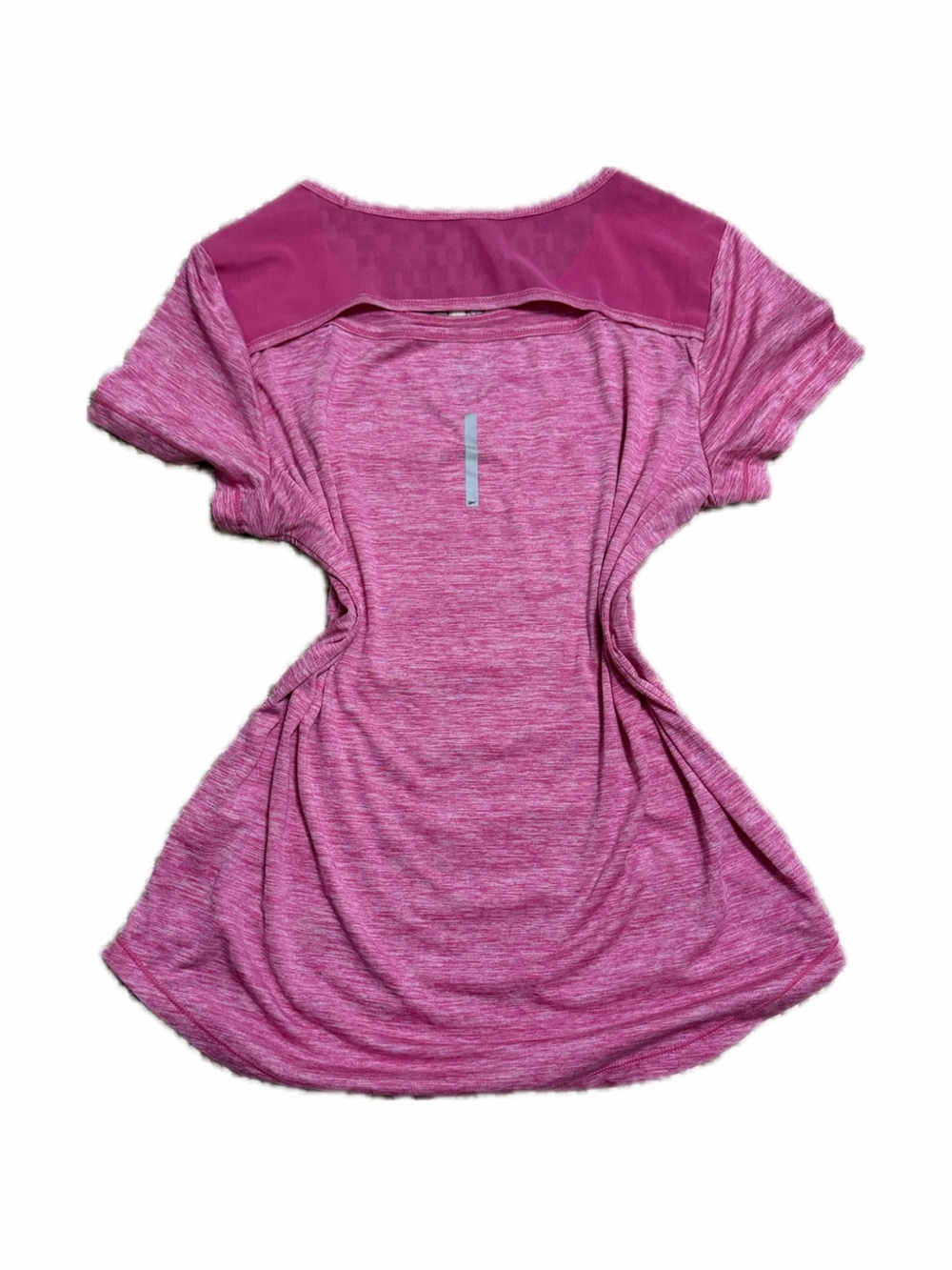 Reebok Pink Heathered Short Sleeve Performance Tee